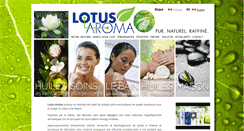 Desktop Screenshot of lotusaroma.com